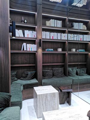 Eat-in space at Copains - Rosiers in Paris