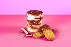 Vegamisù: veg Tiramisù at Green M'ama  in Rome