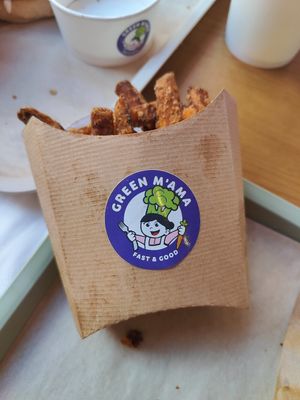 Sweet Potato fries 🍠 at Green M'ama  in Rome