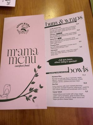 Menu 1  at Green M'ama  in Rome