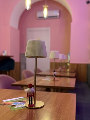 Seating area  at Green M'ama  in Rome