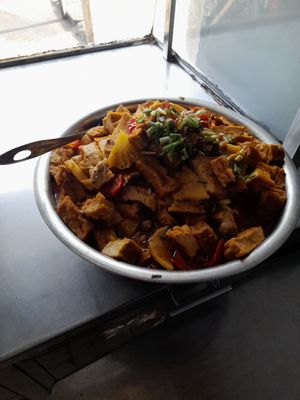 Com chay selection at Cơm Chay Việt in Ho Chi Minh City