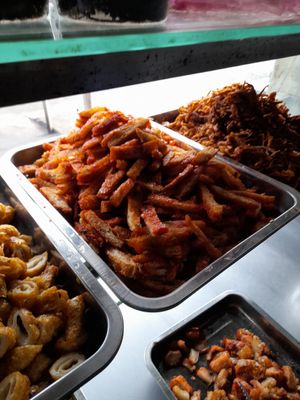 Com chay selection at Cơm Chay Việt in Ho Chi Minh City