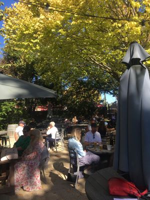 Beer garden  at The Clarendon Arms  in Evandale