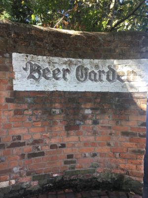 Beer garden entrance  at The Clarendon Arms  in Evandale