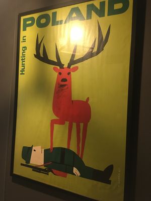 Poster inside  at The Clarendon Arms  in Evandale