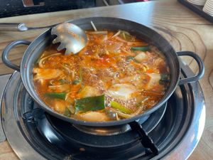  at Hwangridan Budaejjigae in Gyeongju-si