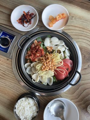   at Hwangridan Budaejjigae in Gyeongju-si