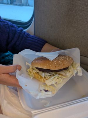 Vegan Burger at Arilds Grillbar in Narvik