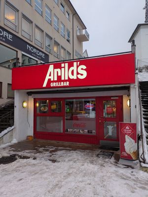 Outside of Arild's Grillbar at Arilds Grillbar in Narvik
