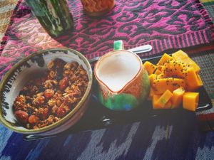 granola breakfast at DAO of Life in Sihanoukville