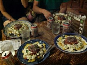 ";Cheesy Nachos"; served on Wednesdays  at DAO of Life in Sihanoukville