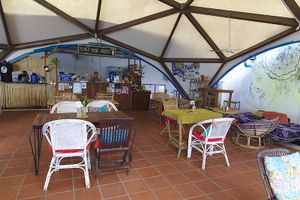 The restaurant at DAO of Life in Sihanoukville