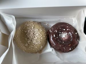 French Toast and Strawberry Shortcake   at Parlor Doughnuts  in Lakeland