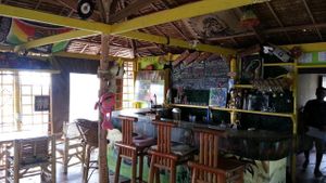 inside bar at One Love Bar in Koh Phangan