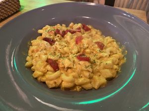 Vegan mac and cheese  at Herban Kitchen and Bar - 二本餐廳 in Taipei