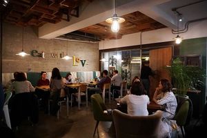 inside at Herban Kitchen and Bar - 二本餐廳 in Taipei