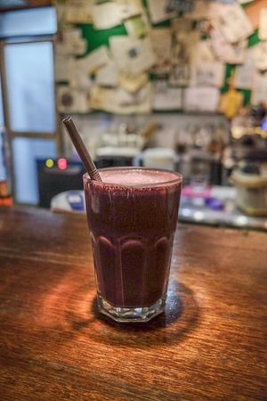 Chocolate berry smoothie at Herban Kitchen and Bar - 二本餐廳 in Taipei
