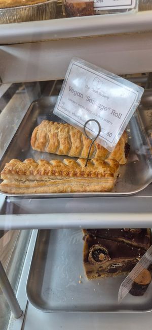 Vegan sausage rolls at The Craft Bakery  in Sheringham