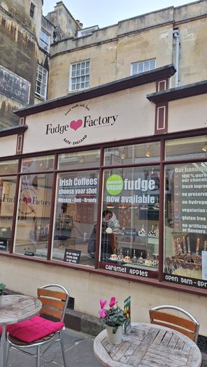 Cute sweet store at San Francisco Fudge Factory in Bath