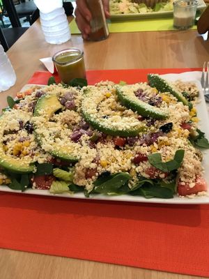 Mediterranean salad  at Eden in Eden in Miami