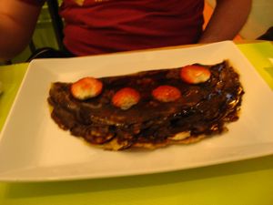 Sweet crepe at Eden in Eden in Miami