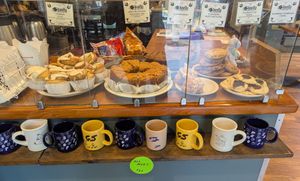 Shoofly Vegan Bakery pastries at Spielman Bagels - Division in Portland