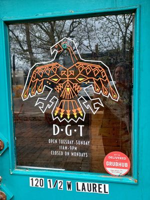 Front door at Dam Good Tacos in Fort Collins