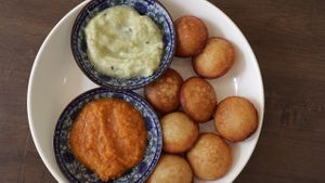 Paniyaram   at Temu Vegan Palace in Penang