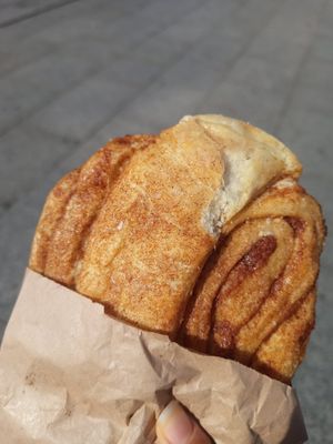 Franzbrötchen at Kamps - Hbf in Cologne