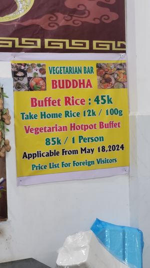 Price at Buffet chay Ni Thai in Phu Quoc