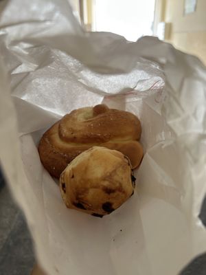 gramolina and chocolate chips focaccina  at Focaccina di Fabio e Denisia in Lecco