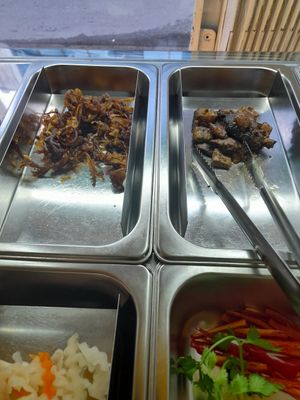 Vegan ingredients at Jōn Bánh Mi Chay Dây in Ho Chi Minh City