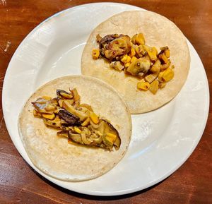 Mushroom tacos  at Trader Vic's - JBR in Dubai