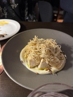 Vegetable on tangy cream saucee  at Dear Friend Bar in Dartmouth