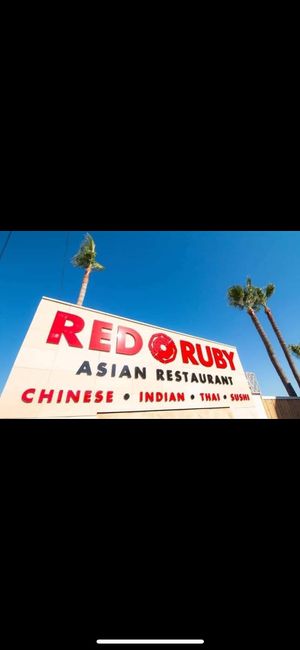  at Red Ruby Asian Restaurant in Ayia Napa