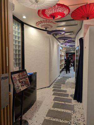 inside at Halal Wagyu & vegan Ramen Gyumon Kyoto in Kyoto