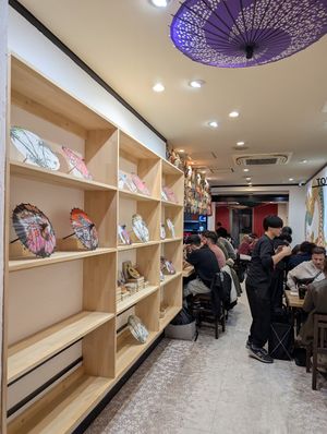 inside at Halal Wagyu & vegan Ramen Gyumon Kyoto in Kyoto