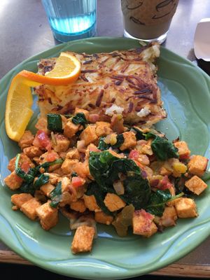 Tofu scramble - no egg at Snow City Cafe in Anchorage
