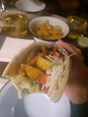 Gyros roll at Fruits&Veges in Moscow