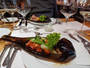 Vorspeise des Weinwand Menüs  at Restaurant Zeltinger Hof in Zeltingen-rachtig