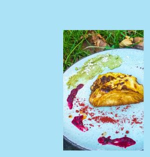 Cabbage steak at Nym Kitchen in Moscow