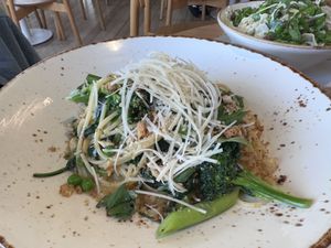 Broccolini pasta  at Rococo in Mordialloc