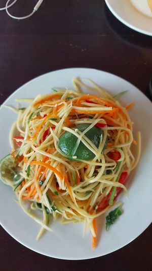 Spicy papaya salad at YoYo Vegetarian Restaurant - Mi Nhon Em Hotel Muine (Mignonne Em) in Phan Thiet
