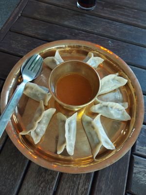 Veg momos at Namaste Nepal in Chiang Mai