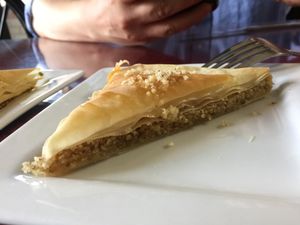 Walnut baklava at That Lebanese Place in Springfield