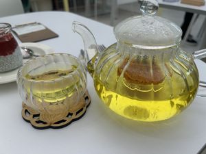 Korean Marigold Tea   at Plantude - Godeok  in Seoul