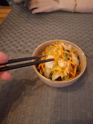 Kimchi Salad (was fine) at KYO Sushi Restaurant in Quedlinburg