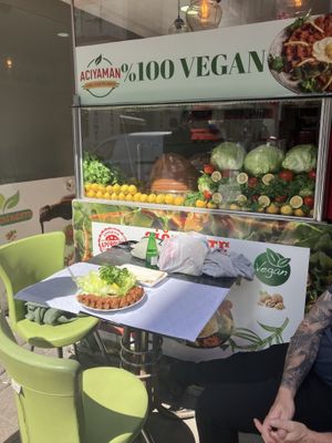 Traditional food options   at Hrt Acıyaman Çiğköfte in Istanbul
