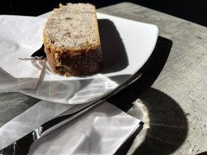 Lemon-poppyseed cake  at Stullenfabrik in Leipzig